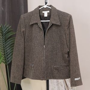 J. London 100% Wool Zip Jacket (NWT)